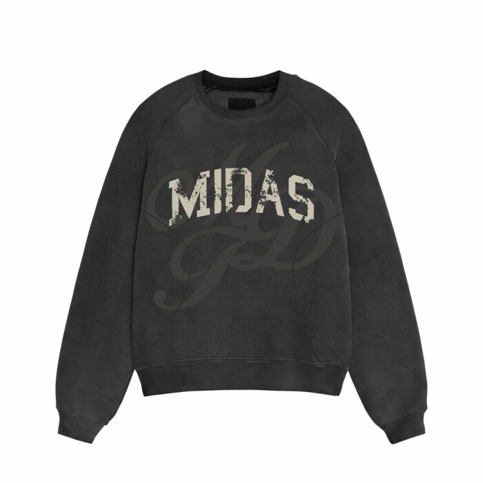 MOLETOM MIDAS TOUCH DESTROYED CINZA