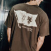 CAMISETA MIDAS TOUCH MIDAS FLAG BOXY MARROM