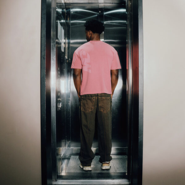 CAMISETA MIDAS TOUCH MIDAS ACID BOXY VERMELHA ESTONADA