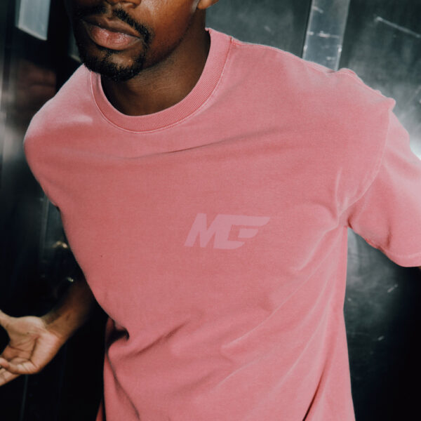 CAMISETA MIDAS TOUCH MIDAS ACID BOXY VERMELHA ESTONADA
