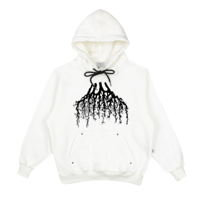 MOLETOM BARRA CREW RAIZES OFF WHITE