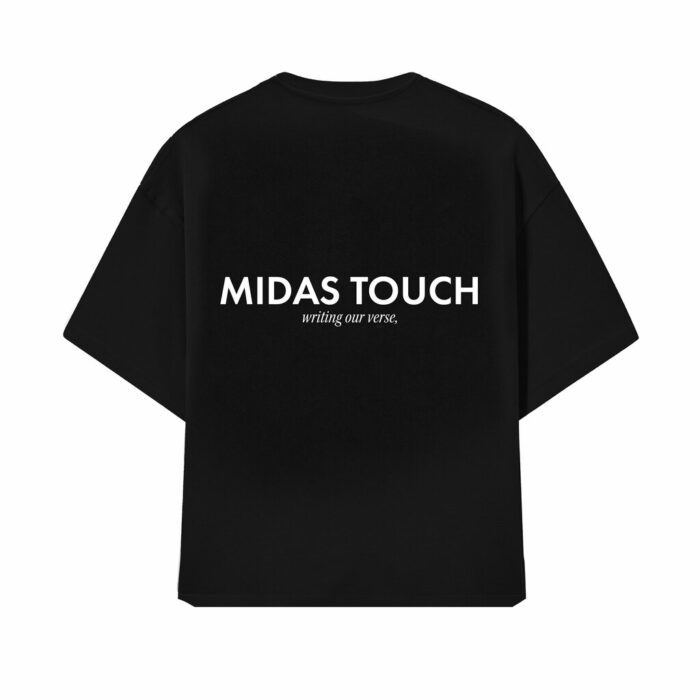 CAMISETA MIDAS TOUCH BASIC OVERSIZED PRETA