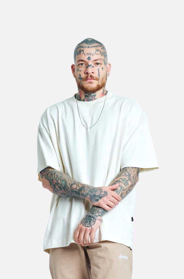CAMISETA HUGE APPROVE CANVAS OFF WHITE