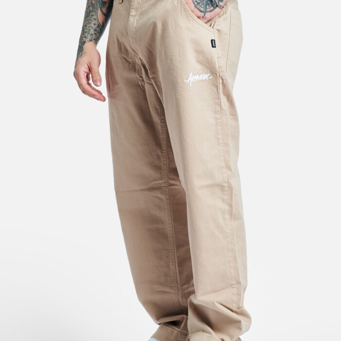 CALÇA RETA APPROVE BASIC BEGE