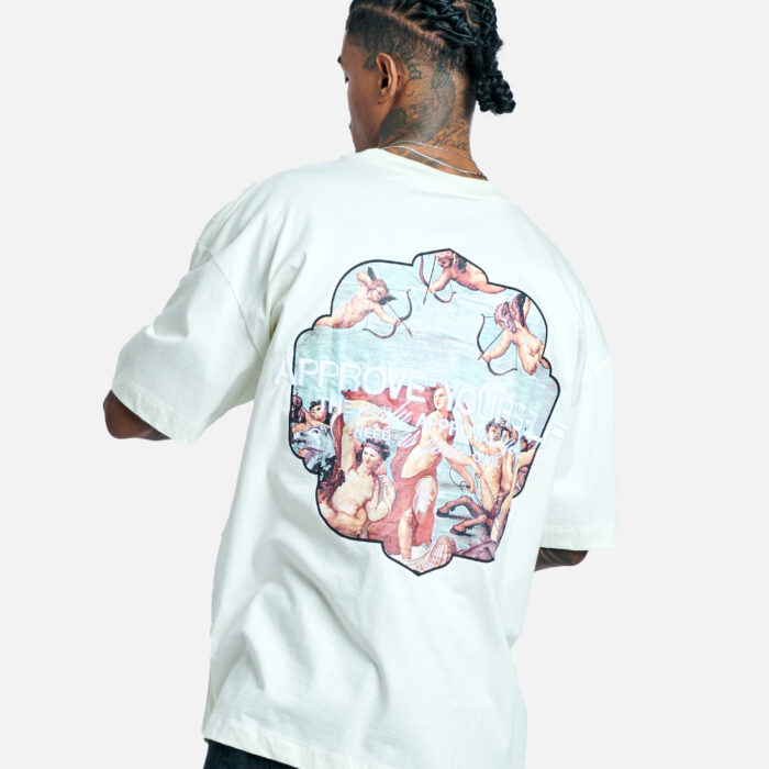 CAMISETA HUGE APPROVE GALATEA OFF WHITE