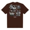 CAMISETA THUG NINE TURMOIL MARROM
