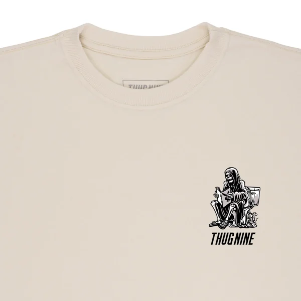 262772-4 CAMISETA THUG NINE TURMOIL CREME