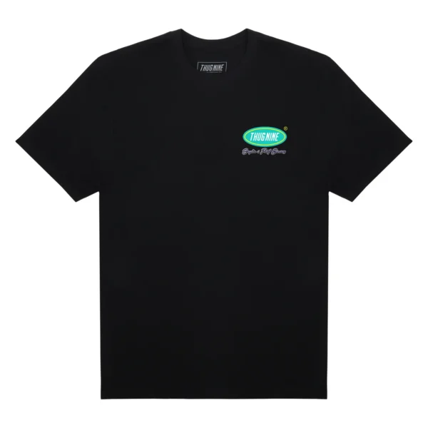 262778-2 CAMISETA THUG NINE PAINT SERVICES PRETA