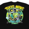 CAMISETA THUG NINE PAINT SERVICES PRETA