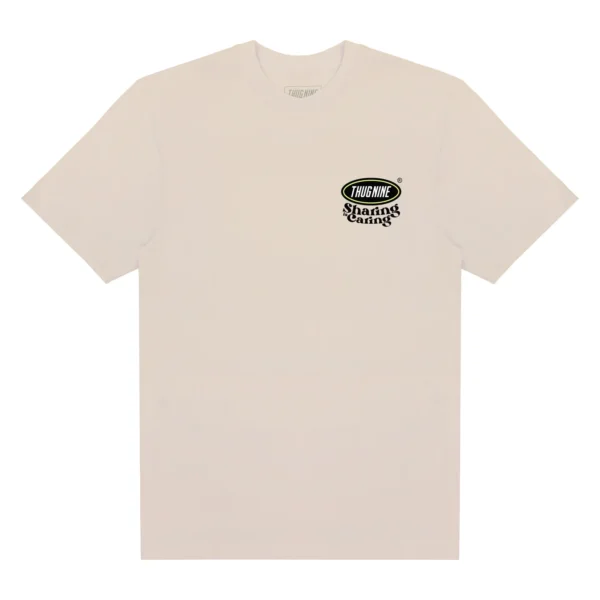 262790-3 CAMISETA THUG NINE SHARING CREME
