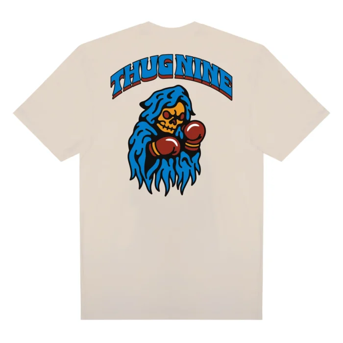 CAMISETA THUG NINE K.O. OFF WHITE