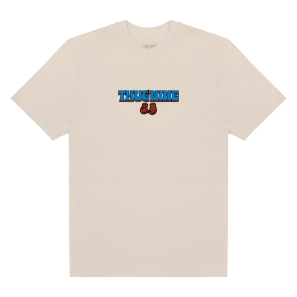 262928-3 (1) CAMISETA THUG NINE K.O. OFF WHITE