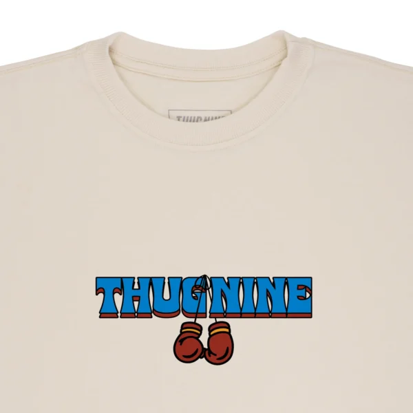 262928-4 (1) CAMISETA THUG NINE K.O. OFF WHITE