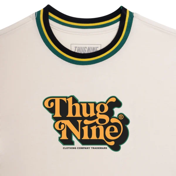 263018-4 CAMISETA THUG NINE JAMMIN CREME