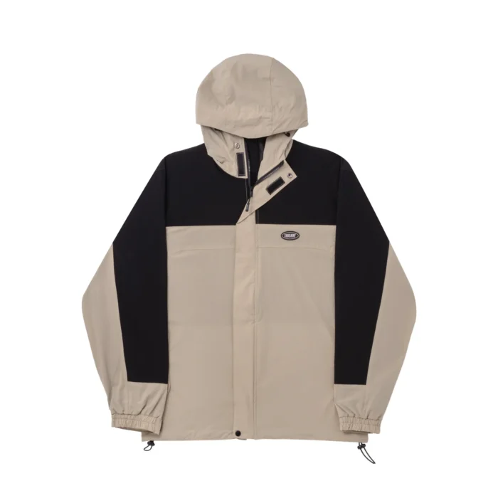 CORTA VENTO THUG NINE HICKER PRETO/BEGE