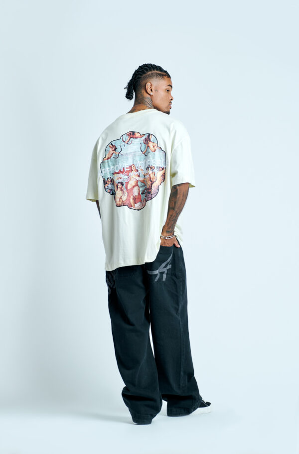3-7-0905234452 CAMISETA HUGE APPROVE GALATEA OFF WHITE