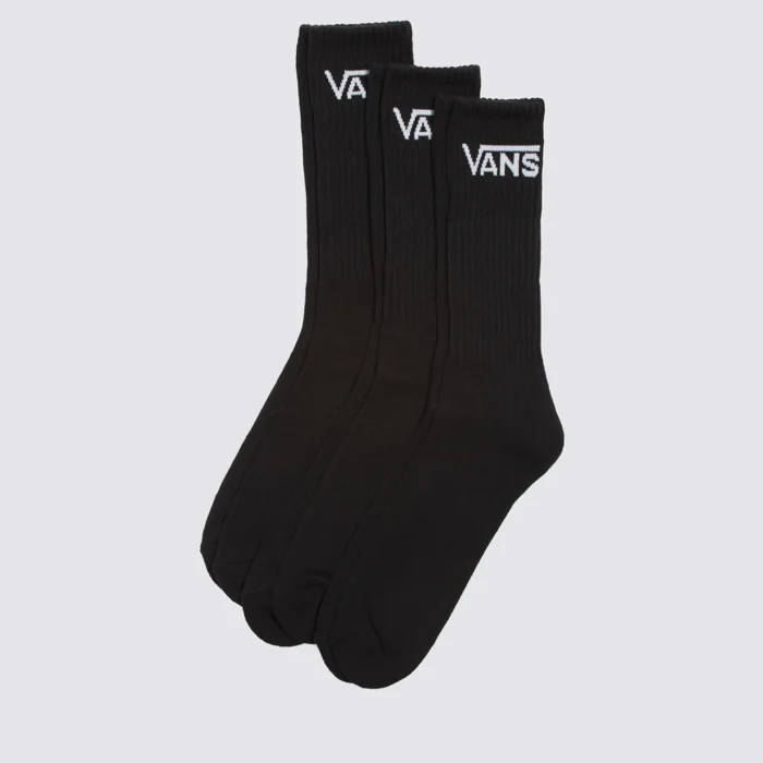 MEIA CLASS CREW 41/45 BLACK(3 PARES)