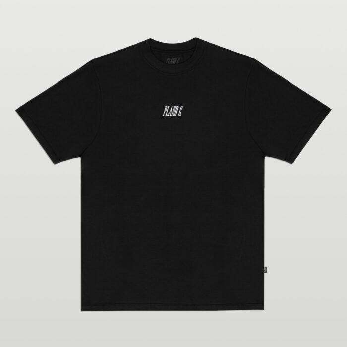 CAMISETA PLANO C LOGO PRETA