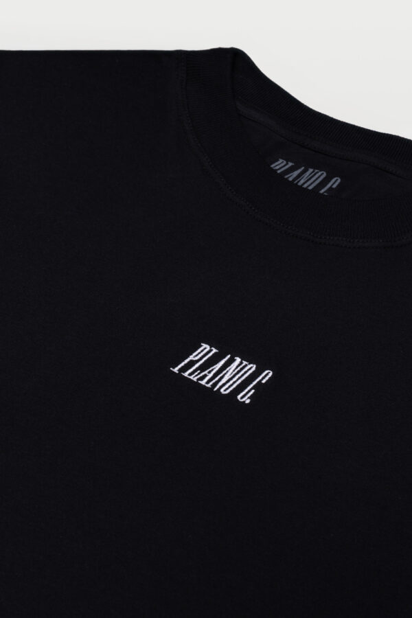 CAMISETA PLANO C LOGO PRETA