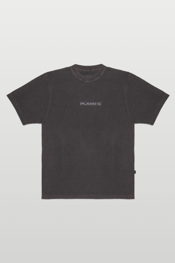 CAMISETA PLANO C FIERCE DOGS CINZA ESTONADO
