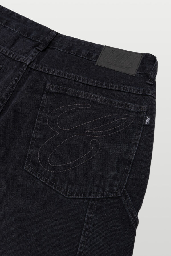 02.90.0025 (4) JORTS JEANS CARPENTER WASHED PRETO