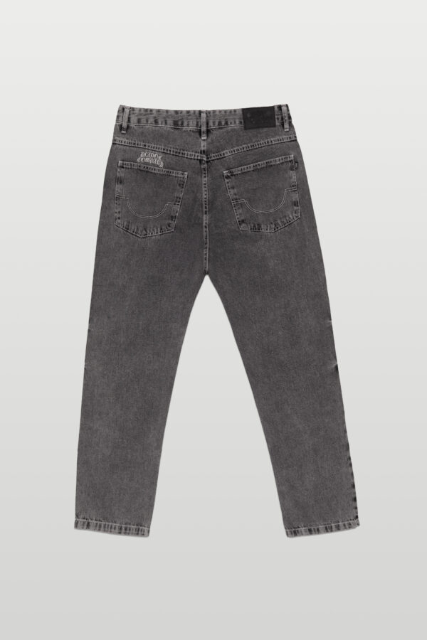 02.90.0027 (7) CALÇA BAGGY JEANS WASHED CINZA