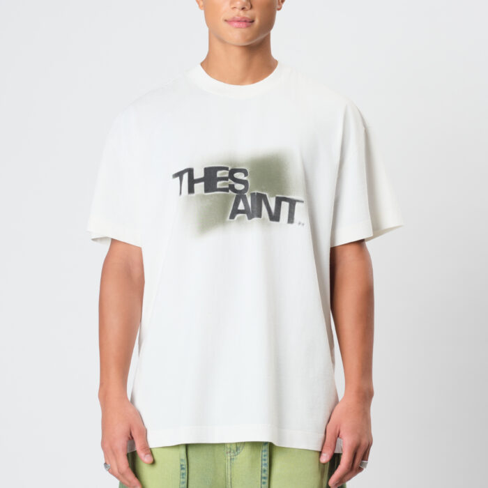 CAMISETA BOXY THE SAINT SPRAY OFF WHITE
