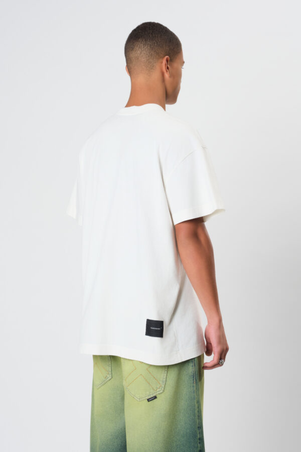 Evoto CAMISETA BOXY THE SAINT SPRAY OFF WHITE