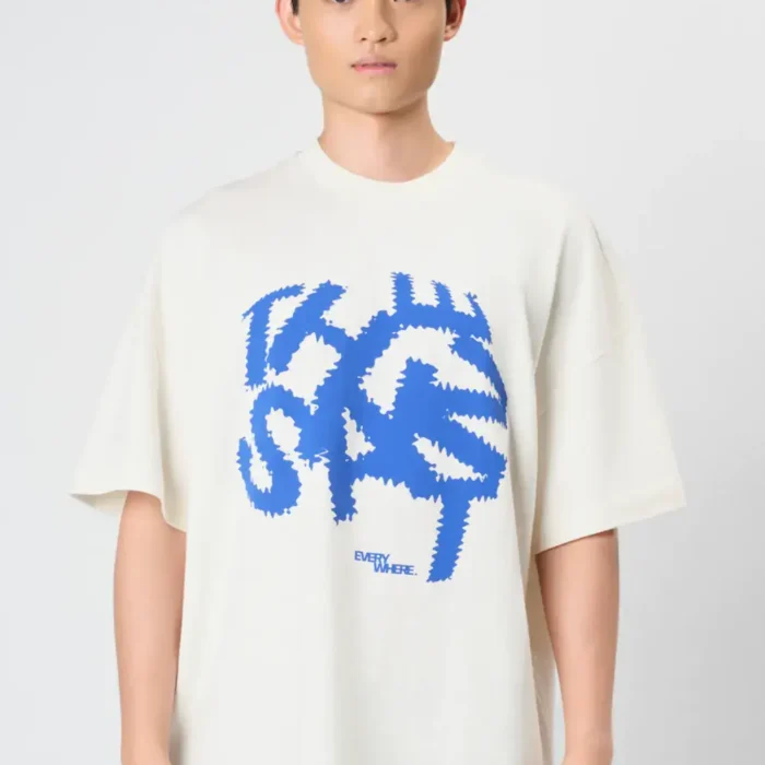 CAMISETA OVERSIZED THE SAINT PIXEL MESS OFF WHITE