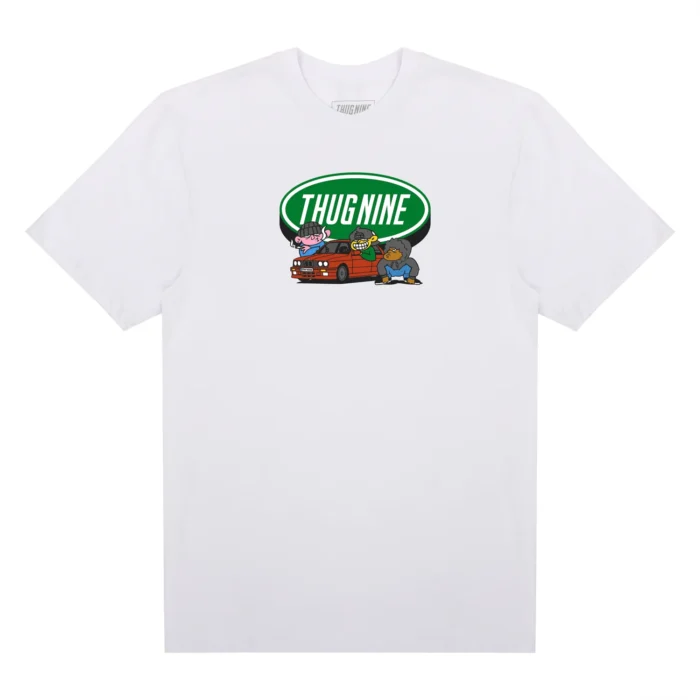 CAMISETA THUG NINE STREET HOMIES BRANCA