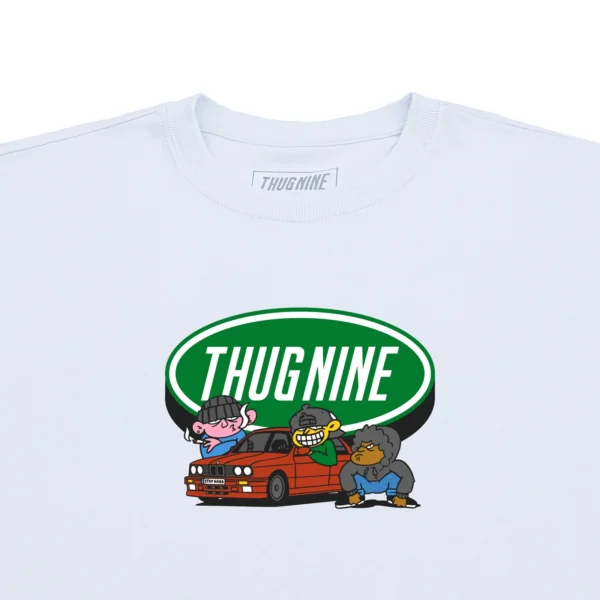 262844-4 CAMISETA THUG NINE STREET HOMIES BRANCA