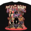 CAMISETA THUG NINE CREW PRETA