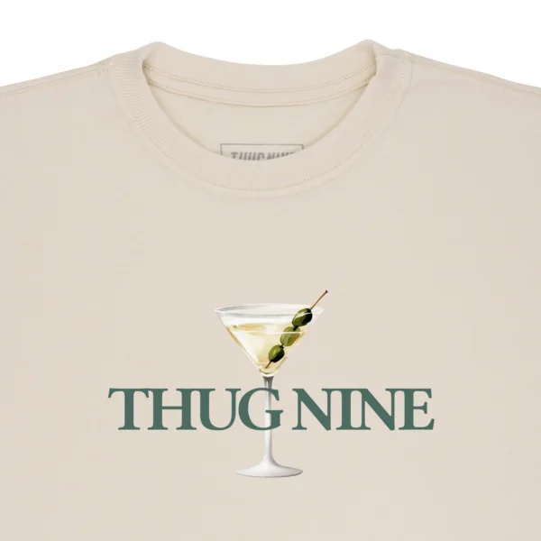 262904-4 CAMISETA THUG NINE ELEGANCE CREME