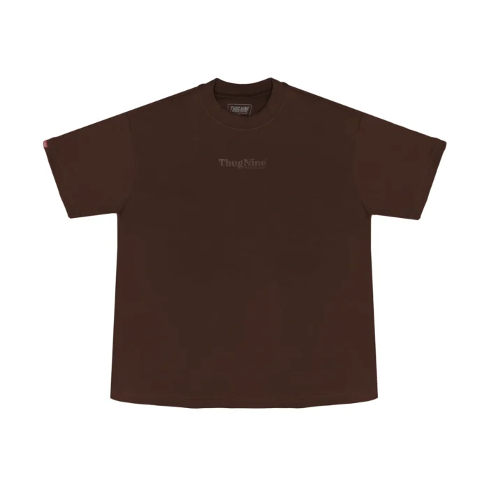 CAMISETA THUG NINE OVERSIZED BOLD PUFF OFF MARROM