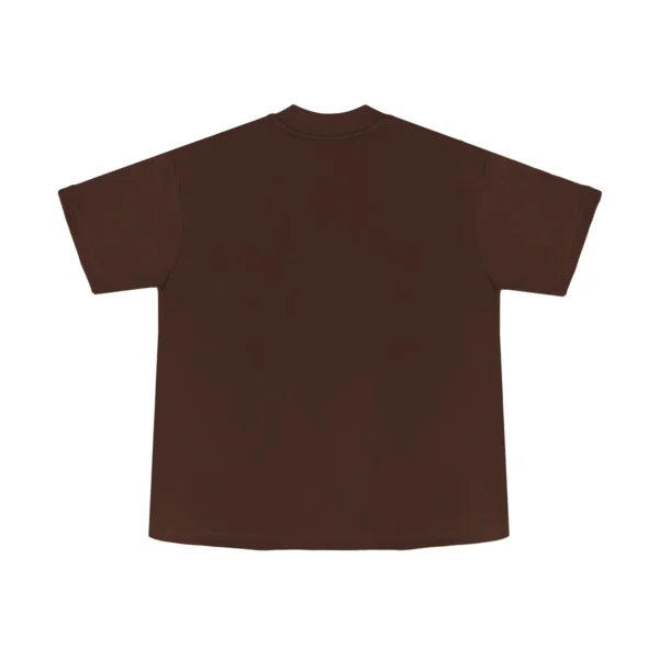 263114-3 CAMISETA THUG NINE OVERSIZED BOLD PUFF OFF MARROM