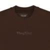 CAMISETA THUG NINE OVERSIZED BOLD PUFF OFF MARROM