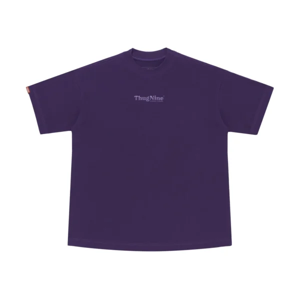263126-2 CAMISETA THUG NINE OVERSIZED BOLD PUFF ROXA