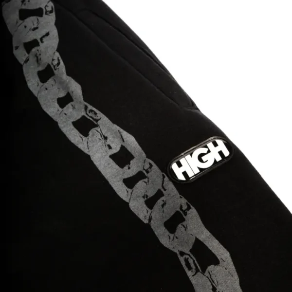 Sweatpants_Chain_Black_Detail-768x768 CALCA MOLETOM HIGH COMPANY CHAIN PRETA