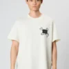 CAMISETA BOXY THE SAINT ESCAMAS OFF WHITE