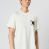 CAMISETA BOXY THE SAINT ESCAMAS OFF WHITE