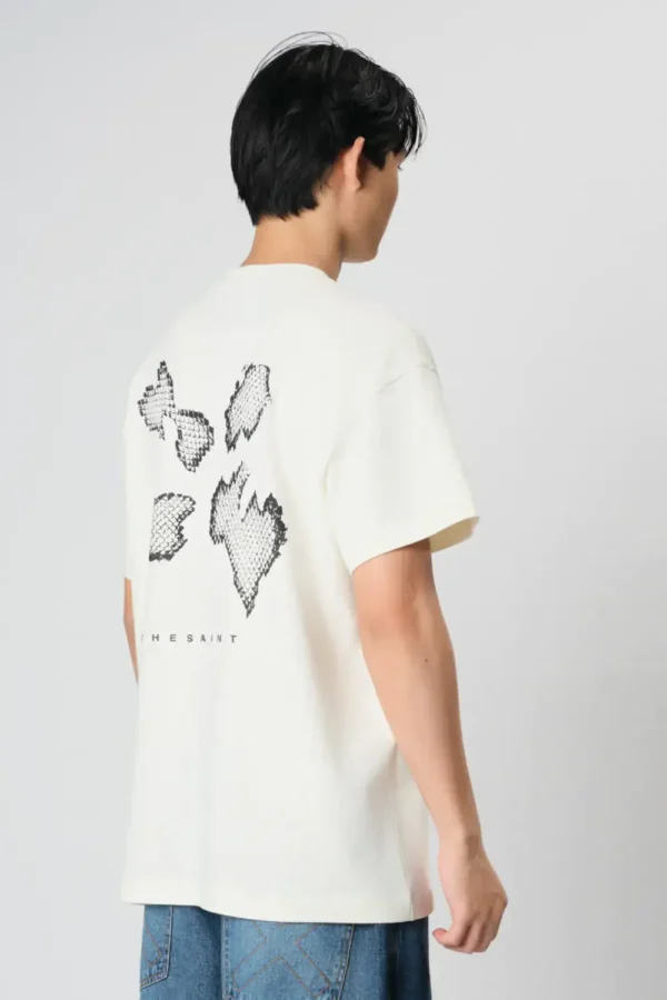 14.02.01.541.035-3_6fbr1hlguqq3lqha CAMISETA BOXY THE SAINT ESCAMAS OFF WHITE