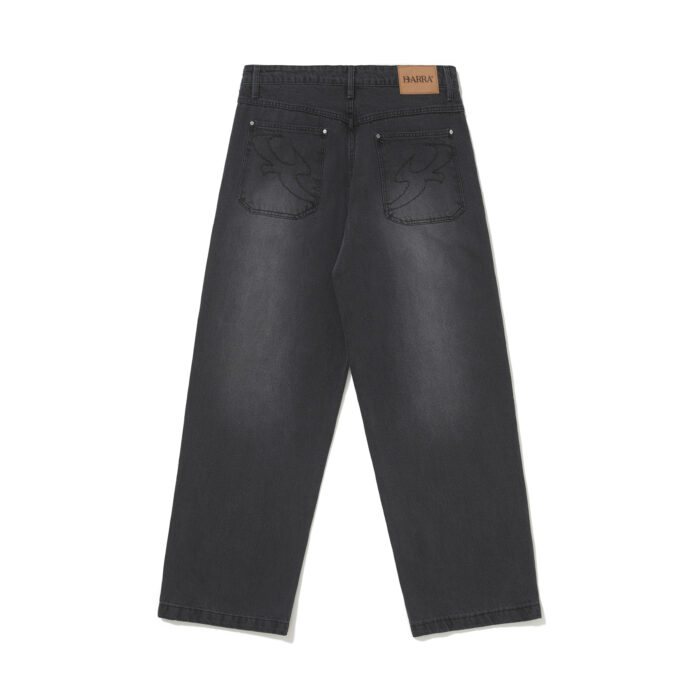 CALÇA BARRA CREW JEANS CLASSICA CINZA STONADA