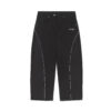 CALÇA BARRA CREW PATTERN B JACQUARD PRETA