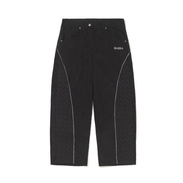 CALÇA BARRA CREW PATTERN B JACQUARD PRETA