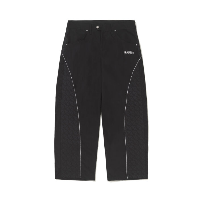 CALÇA BARRA CREW PATTERN B JACQUARD PRETA