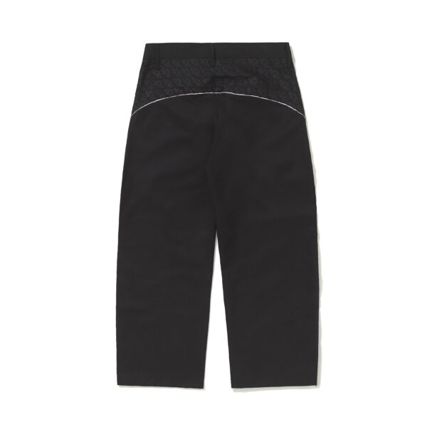 CALÇA BARRA CREW PATTERN B JACQUARD PRETA