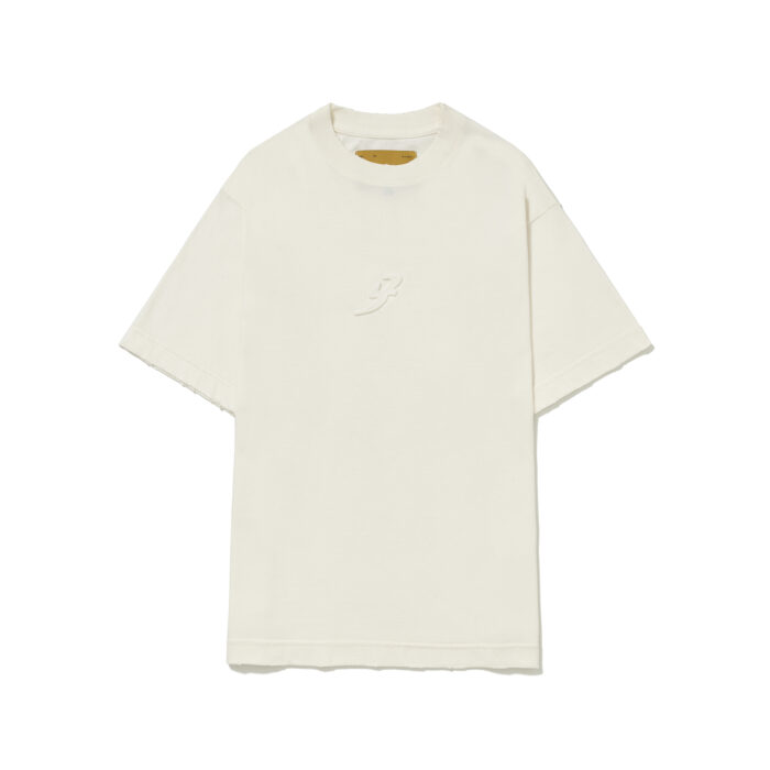 CAMISETA BARRA CREW B GARÇA ALTO RELEVO OFF WHITE