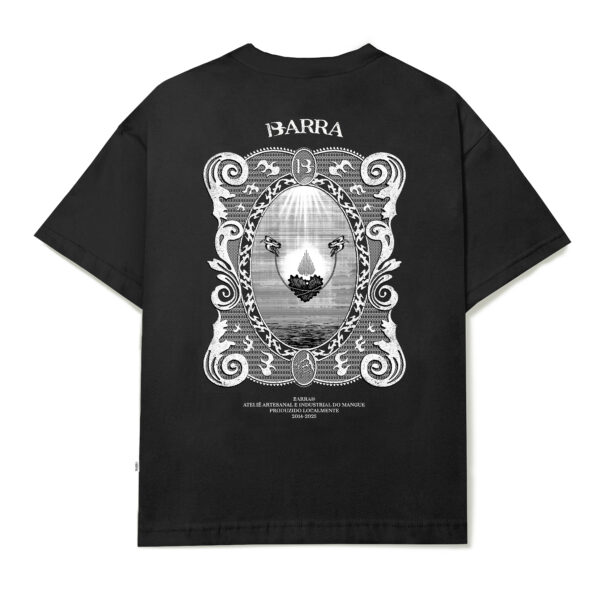 CAMISETA BARRA CREW BARRA ATELIE PRETA