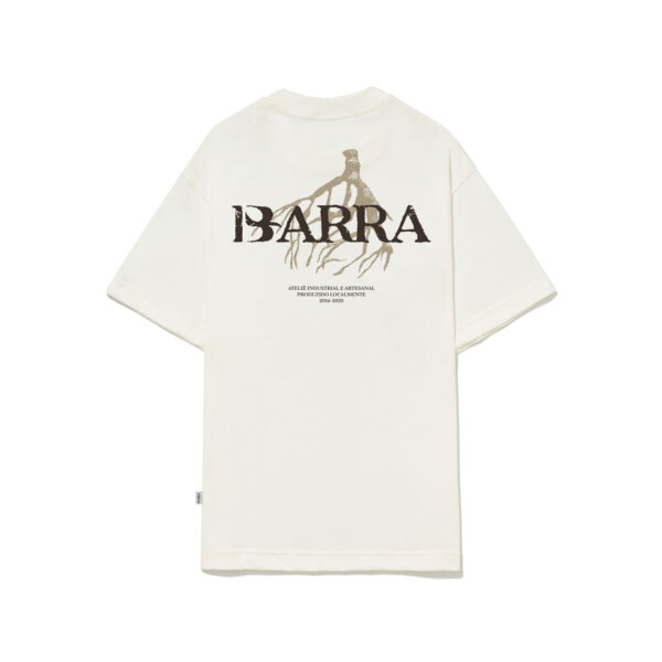 CAMISETA BARRA CREW RAIZES INSTITUCIONAL OFF WHITE
