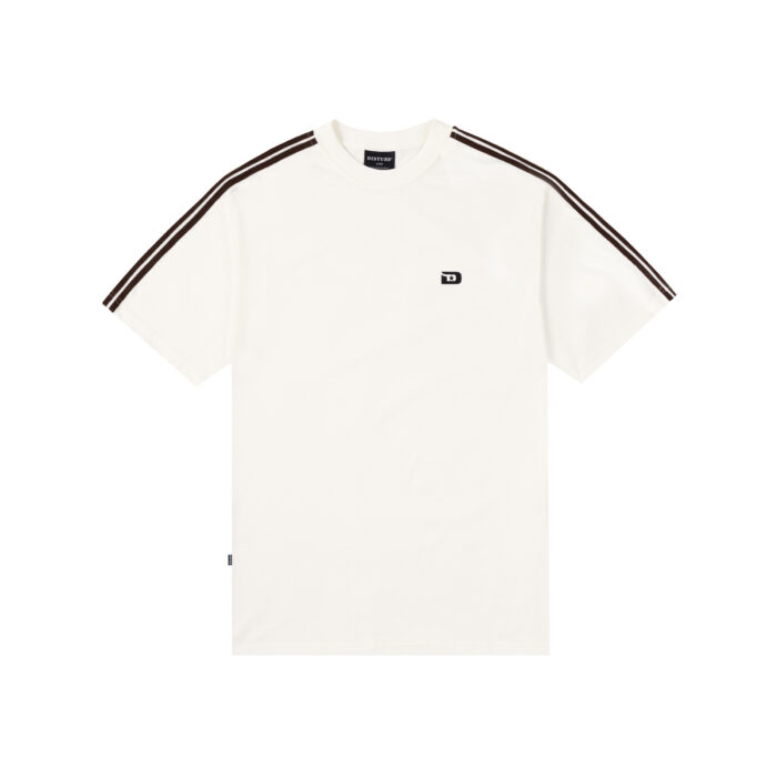 CAMISETA DISTURB D STRIPES OFF WHITE